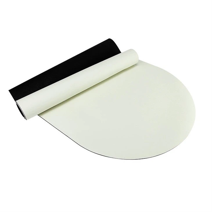 CHOOYOU Pu Rubber Curved Yoga Mat Oval